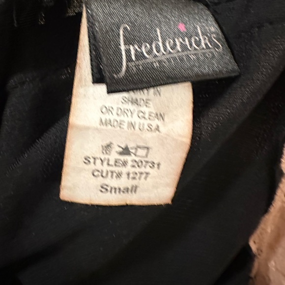 Vintage 1980s Frederick’s of Hollywood Black Slip Dress - Picture 7 of 7